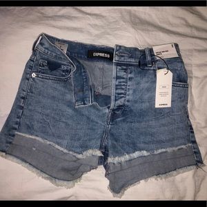 Express jean shorts